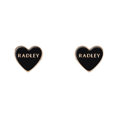 Radley London RYJ1230S Σκουλαρίκια Love Letters από Ροζ Επιχρυσωμένο Ασήμι - Κοσμηματοπωλείο Goldy