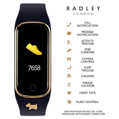 Radley London RYS08-2082-INT Series 8 Smartwatch Blue Silicon Strap - Κοσμηματοπωλείο Goldy