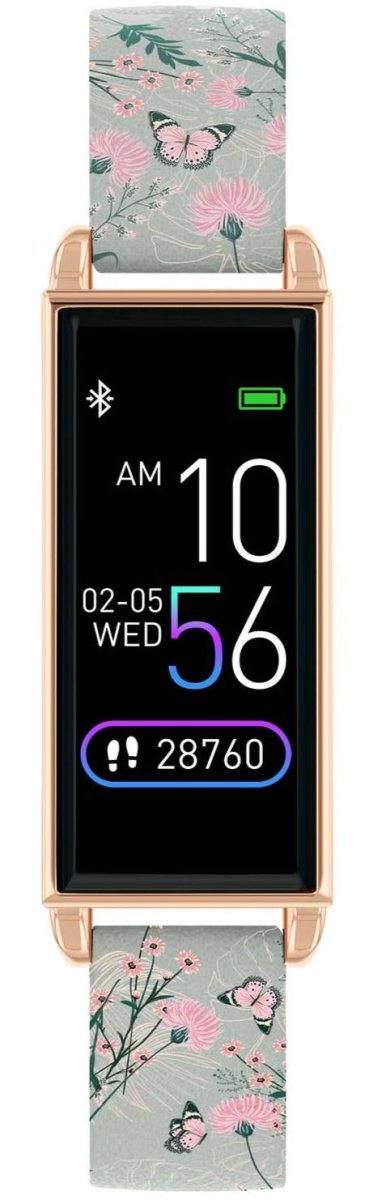 Reflex Active RA02-2010 Smartwatch Grey Floral Strap - Κοσμηματοπωλείο Goldy