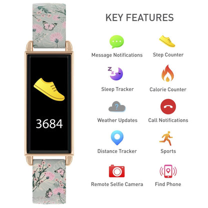 Reflex Active RA02-2010 Smartwatch Grey Floral Strap - Κοσμηματοπωλείο Goldy