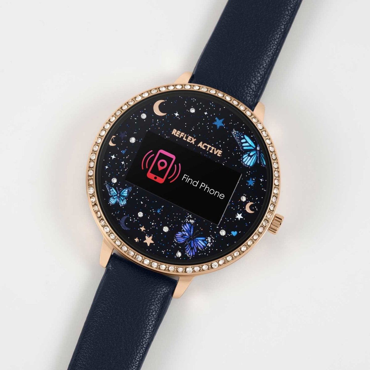 Reflex Active RA03-2126 Smartwatch Blue Leather Strap - Κοσμηματοπωλείο Goldy