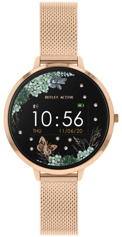 Reflex Active RA03-4034 Smartwatch Rose Gold Stainless Steel Bracelet - Κοσμηματοπωλείο Goldy