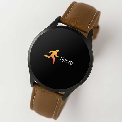 Reflex Active RA04-1000 Smartwatch Brown Leather Strap - Κοσμηματοπωλείο Goldy