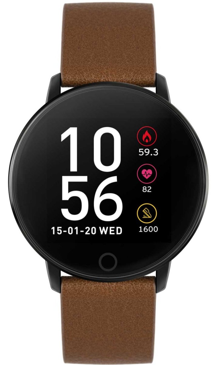 Reflex Active RA05-2032 Smartwatch Brown Leather Strap - Κοσμηματοπωλείο Goldy