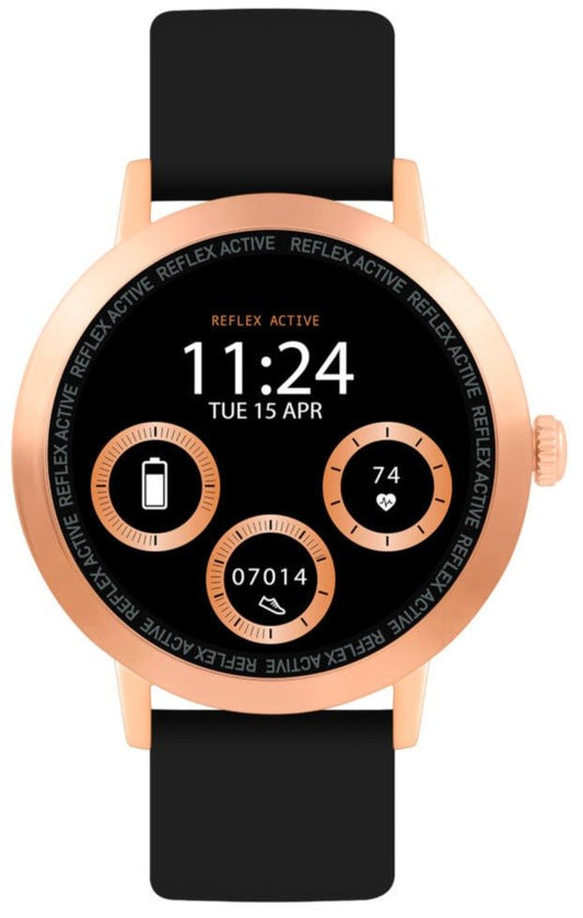 Reflex Active RA07-2148 Smartwatch Black Silicon Strap - Κοσμηματοπωλείο Goldy