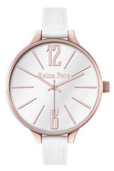 Reina Fere 0712-5 Thetis White Leather Strap - Κοσμηματοπωλείο Goldy