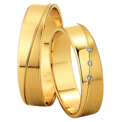 Saint Maurice Slim Collection 81504-81505 Χρυσές Βέρες Γάμου - Κοσμηματοπωλείο Goldy