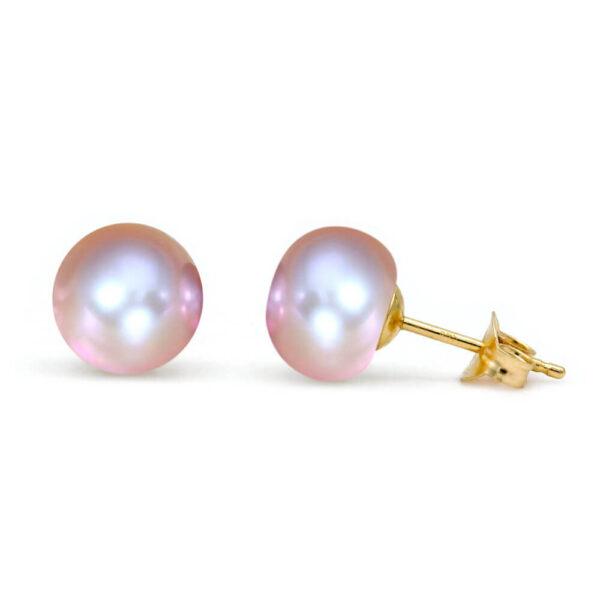 Σκουλαρίκια 110114 με Μαργαριτάρια Fresh Water Pearl 8,5-9,0mm 14ct - Κοσμηματοπωλείο Goldy