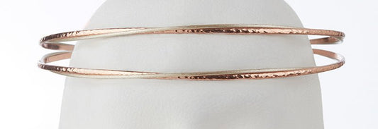 Στέφανα Γάμου S-0832 από Ροζ Επιχρυσωμένο Ασήμι 925 - Κοσμηματοπωλείο Goldy