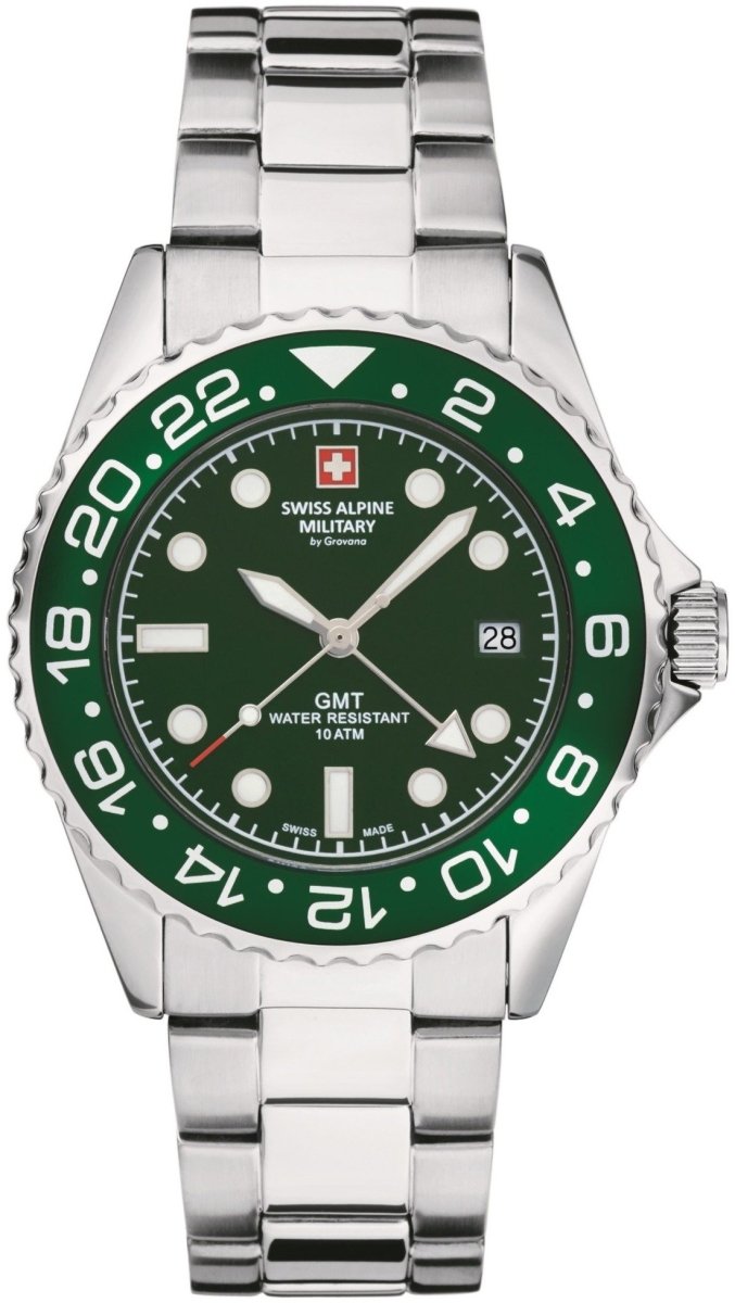 SWISS ALPINE MILITARY SAM7052.1134 Master Diver Stainless Steel Bracelet - Κοσμηματοπωλείο Goldy