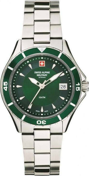 SWISS ALPINE MILITARY SAM7740.1134 Nautilus Stainless Steel Bracelet - Κοσμηματοπωλείο Goldy