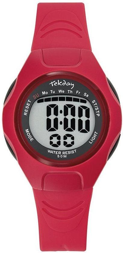 TEKDAY 654663 Red Rubber Strap - Κοσμηματοπωλείο Goldy