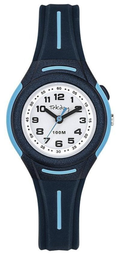 TEKDAY 654673 Blue Rubber Strap - Κοσμηματοπωλείο Goldy