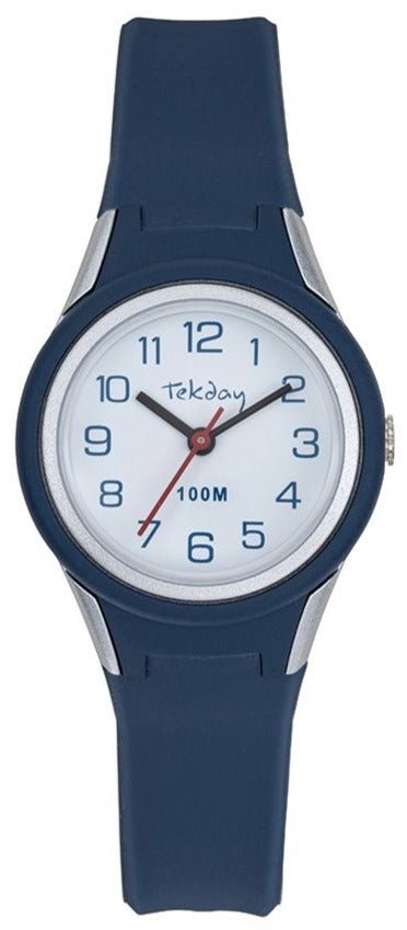 TEKDAY 654706 Blue Rubber Strap - Κοσμηματοπωλείο Goldy