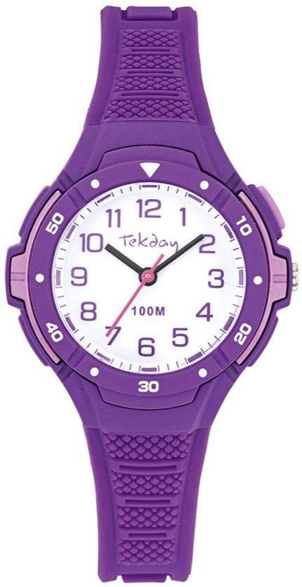 TEKDAY 654754 Purple Rubber Strap - Κοσμηματοπωλείο Goldy