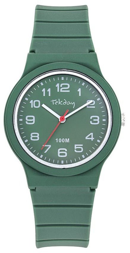 TEKDAY 654810 Green Silicone Strap - Κοσμηματοπωλείο Goldy