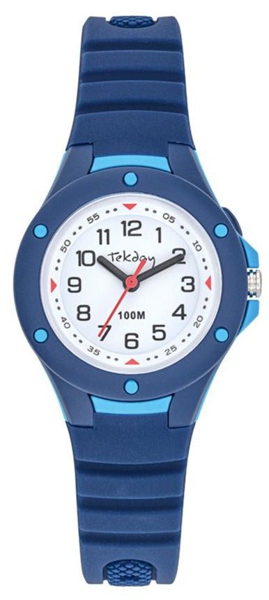 TEKDAY 654813 Blue Silicone Strap - Κοσμηματοπωλείο Goldy