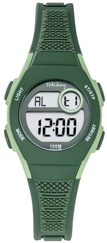 TEKDAY 654815 Digital Green Silicone Strap - Κοσμηματοπωλείο Goldy