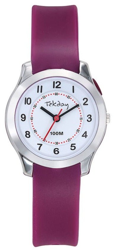 TEKDAY 654823 Bordeaux Silicone Strap - Κοσμηματοπωλείο Goldy