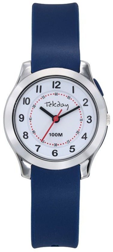 TEKDAY 654824 Blue Silicone Strap - Κοσμηματοπωλείο Goldy