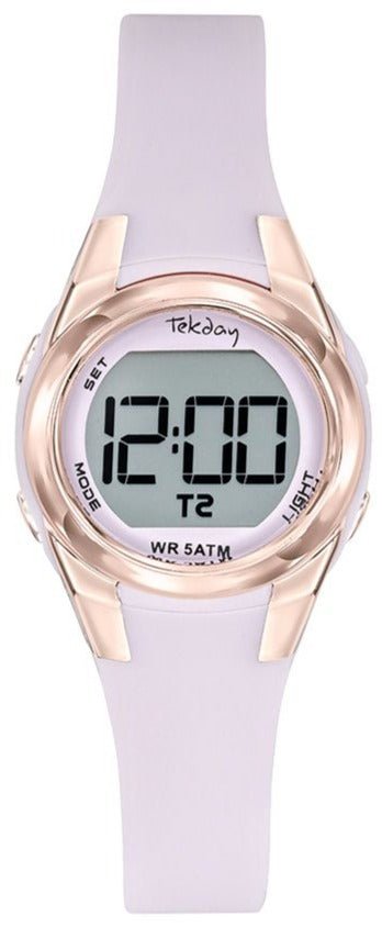 TEKDAY 654838 Digital Pink Rubber Strap - Κοσμηματοπωλείο Goldy