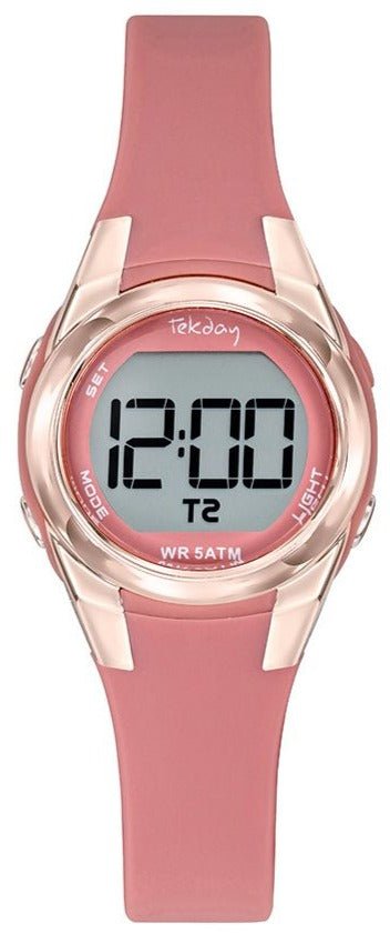 TEKDAY 654840 Digital Peach Rubber Strap - Κοσμηματοπωλείο Goldy