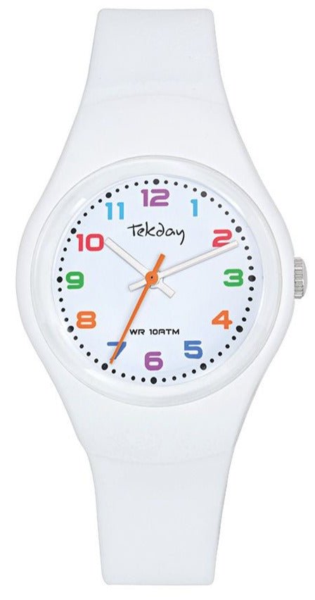 TEKDAY 654842 White Silicone Strap - Κοσμηματοπωλείο Goldy