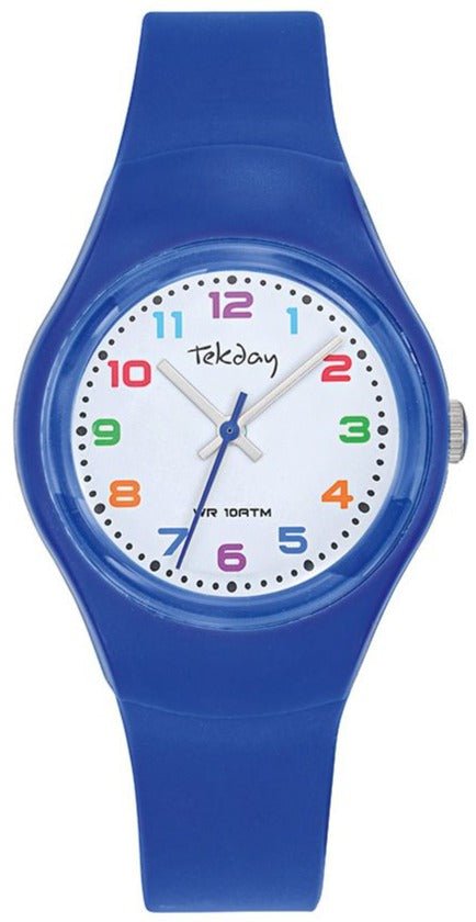 TEKDAY 654843 Blue Silicone Strap - Κοσμηματοπωλείο Goldy