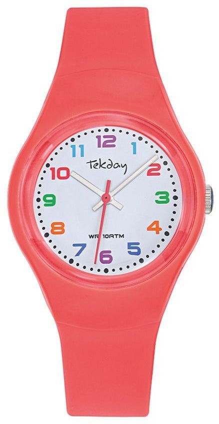 TEKDAY 654844 Red Silicone Strap - Κοσμηματοπωλείο Goldy