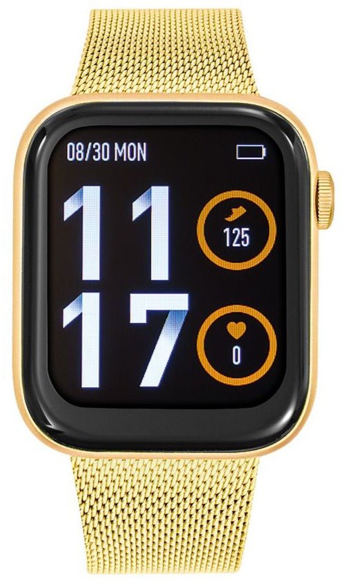 TEKDAY 656515 Smartwatch Gold Bracelet Goldy.gr