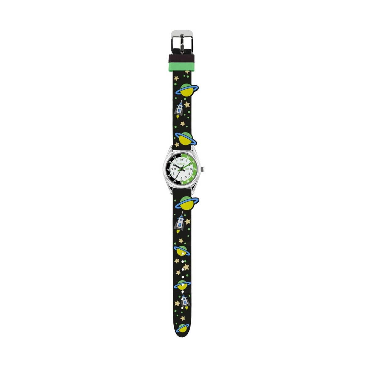 Tikkers ATK0208 Kids Adventure Collection Black Silicon Strap - Κοσμηματοπωλείο Goldy
