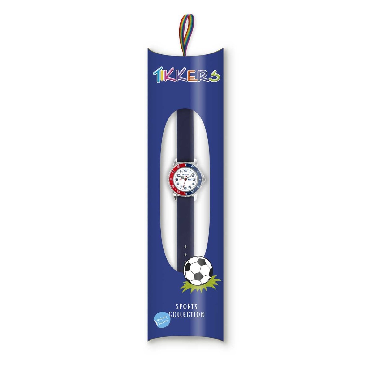 Tikkers ATK1040 Kids Time Teacher Collection Blue Silicon Strap - Κοσμηματοπωλείο Goldy