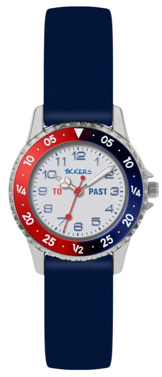 Tikkers ATK1040 Kids Time Teacher Collection Blue Silicon Strap - Κοσμηματοπωλείο Goldy