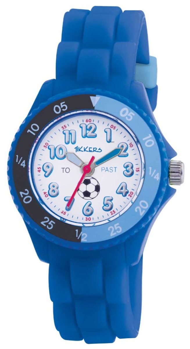 Tikkers TK0002 Kids Sport Collection Blue Silicon Strap - Κοσμηματοπωλείο Goldy