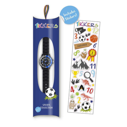 Tikkers TK0116 Kids Sport Collection Black Silicon Strap - Κοσμηματοπωλείο Goldy