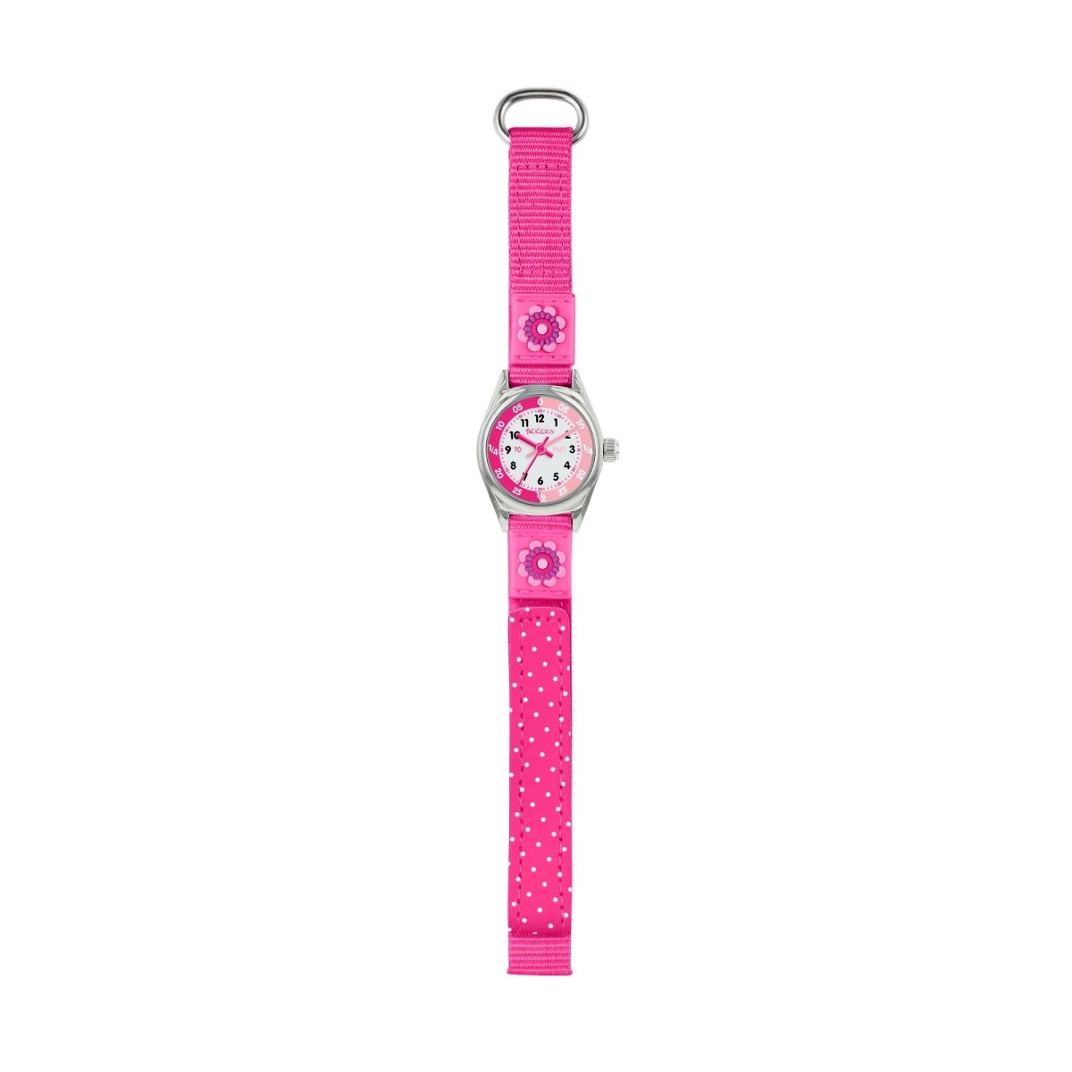 Tikkers TK0119 Kids Flutter Collection Pink Fabric Strap - Κοσμηματοπωλείο Goldy