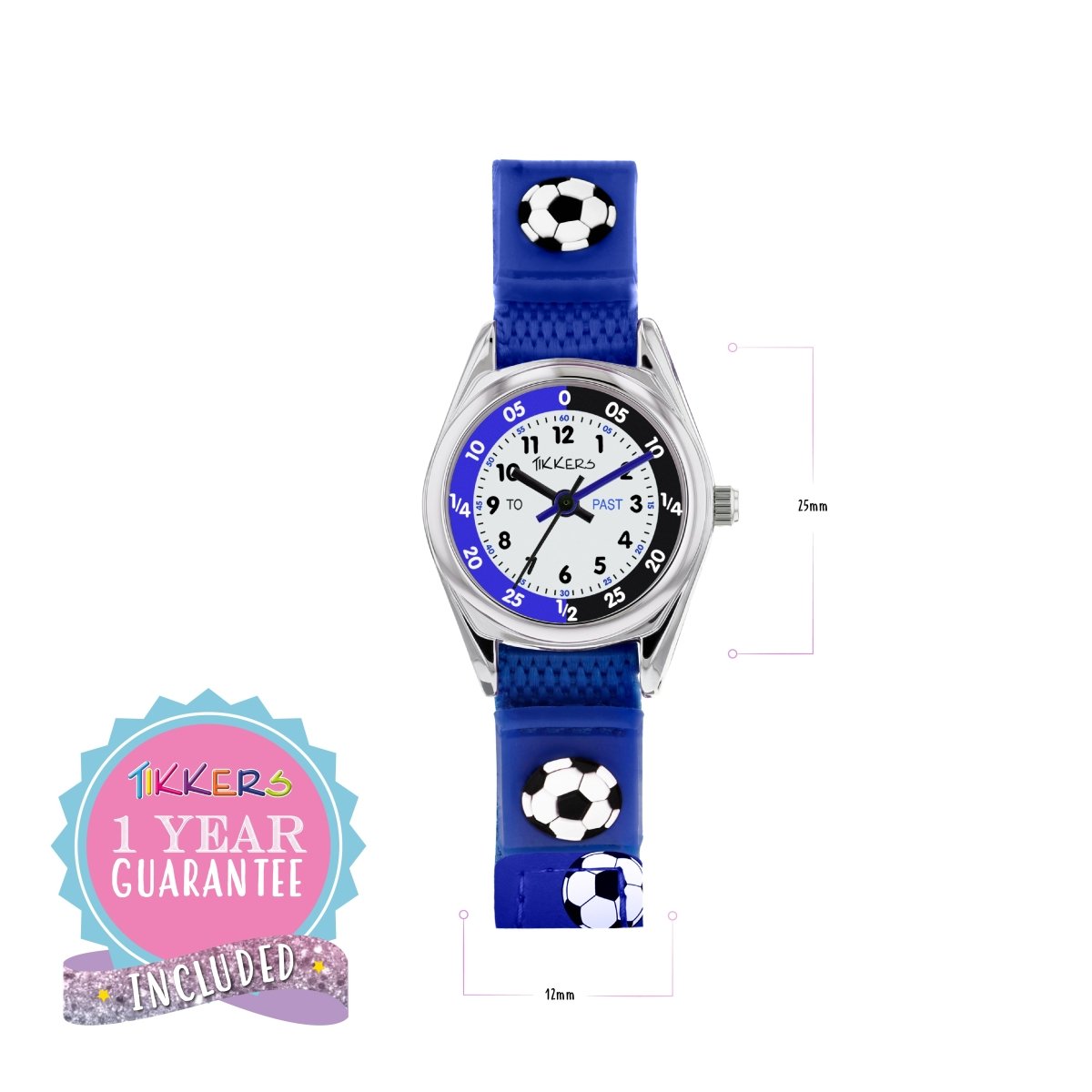 Tikkers TK0122 Kids Sports Collection Blue Fabric Strap - Κοσμηματοπωλείο Goldy