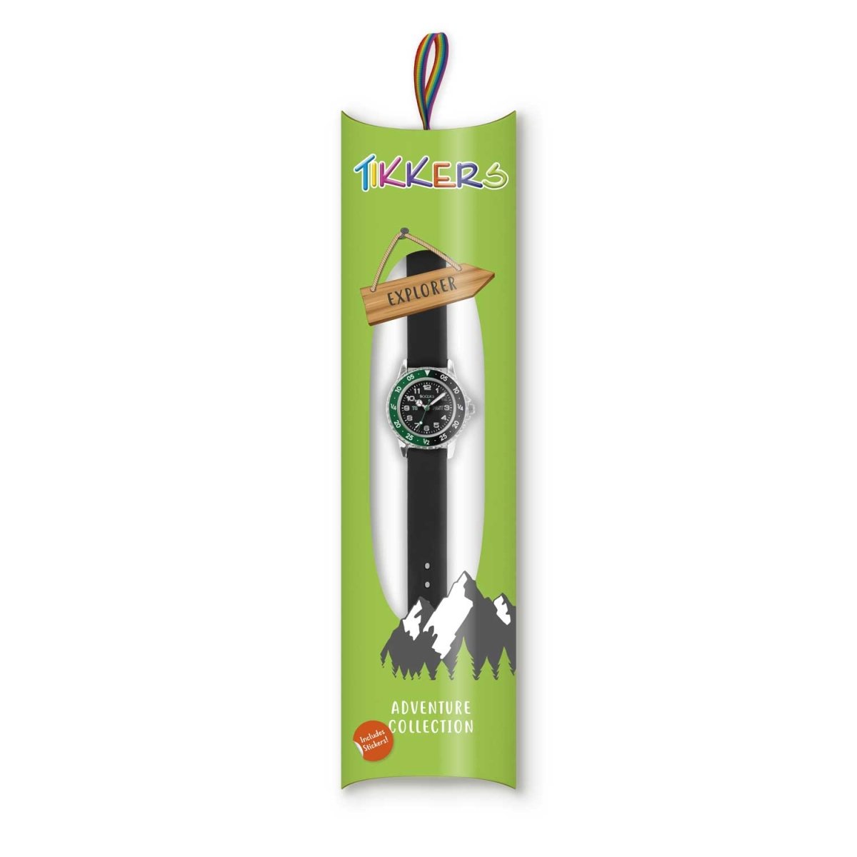 Tikkers TK0139 Kids Adventure Collection Black Silicon Strap - Κοσμηματοπωλείο Goldy