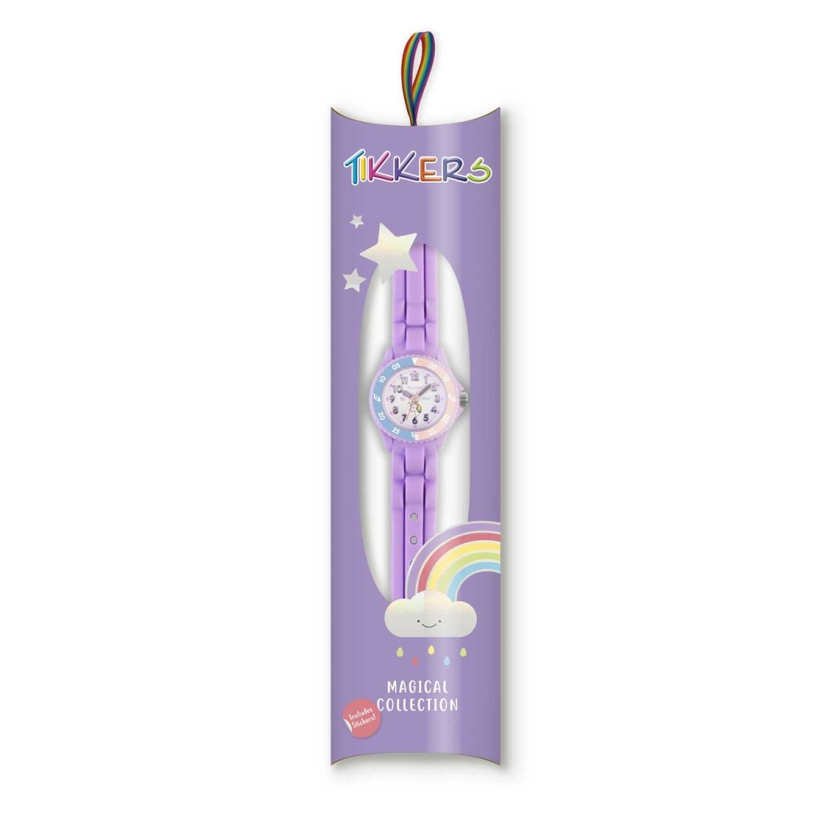 Tikkers TK0147 Kids Magical Collection Purple Silicon Strap - Κοσμηματοπωλείο Goldy