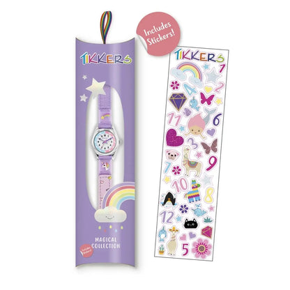 Tikkers TK0148 Kids Magical Collection Purple Fabric Strap - Κοσμηματοπωλείο Goldy