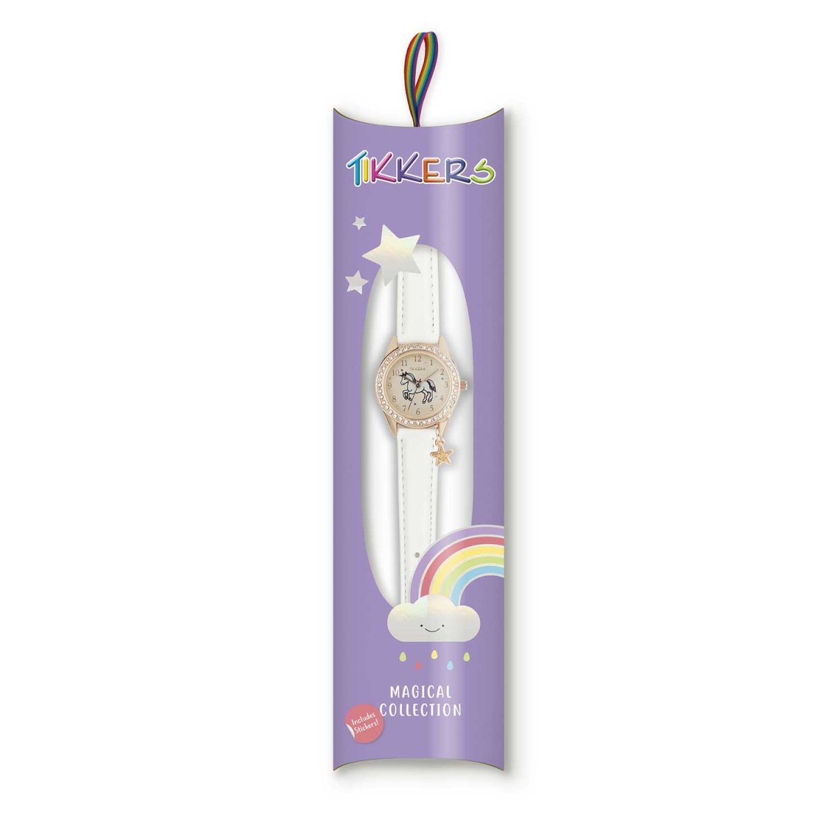 Tikkers TK0171 Kids Magical Collection White Leather Strap - Κοσμηματοπωλείο Goldy
