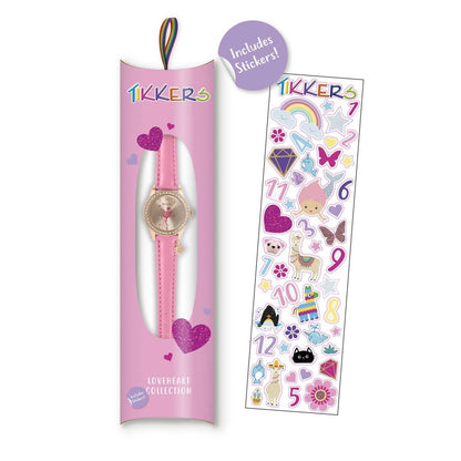 Tikkers TK0188 Kids Loveheart Collection Pink Leather Strap - Κοσμηματοπωλείο Goldy