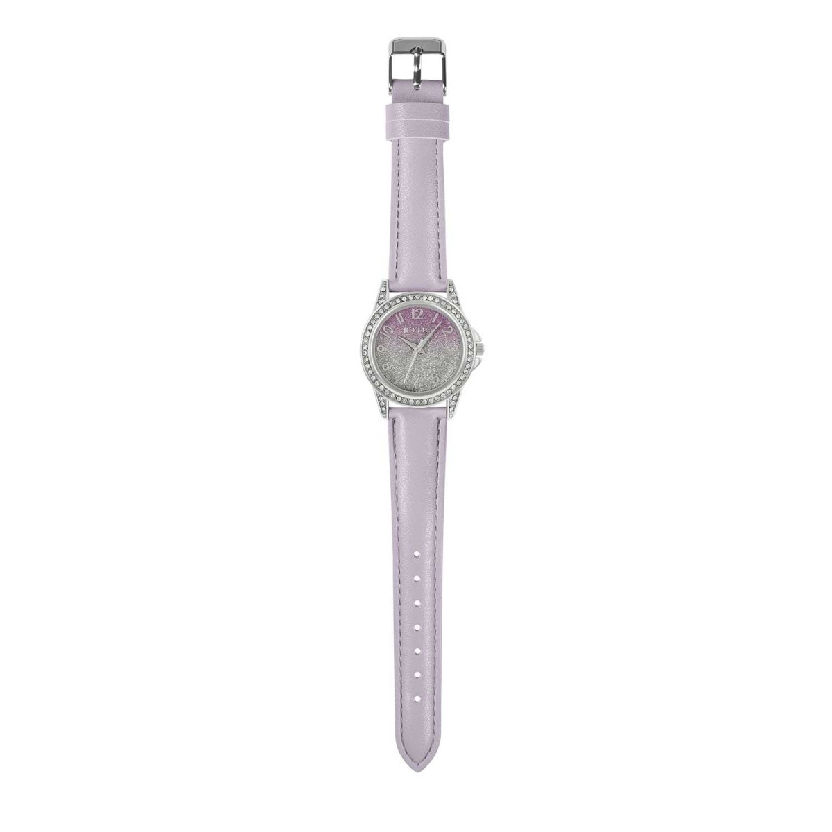 Tikkers TK0191 Kids Sparkle Collection Purple Leather Strap - Κοσμηματοπωλείο Goldy