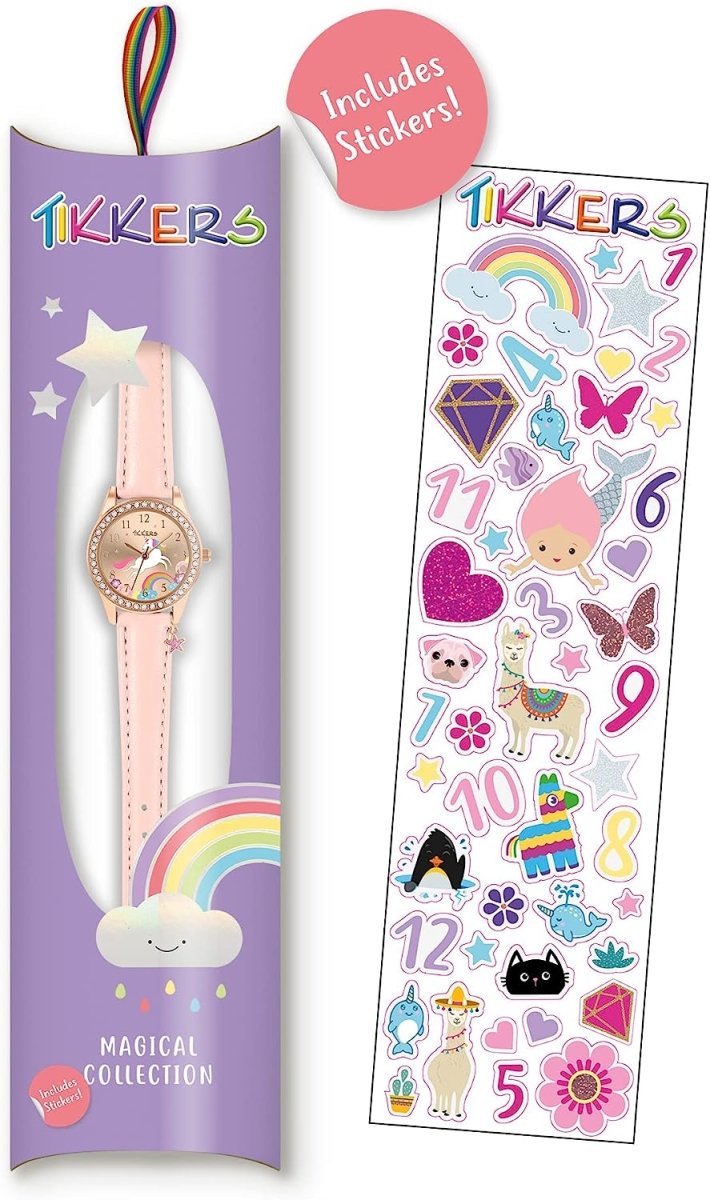 Tikkers TK0201 Kids Magical Collection Pink Leather Strap - Κοσμηματοπωλείο Goldy