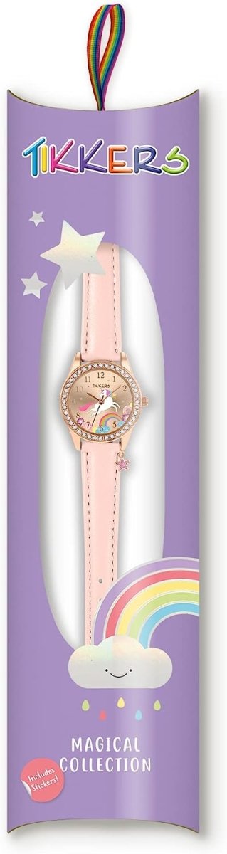 Tikkers TK0201 Kids Magical Collection Pink Leather Strap - Κοσμηματοπωλείο Goldy