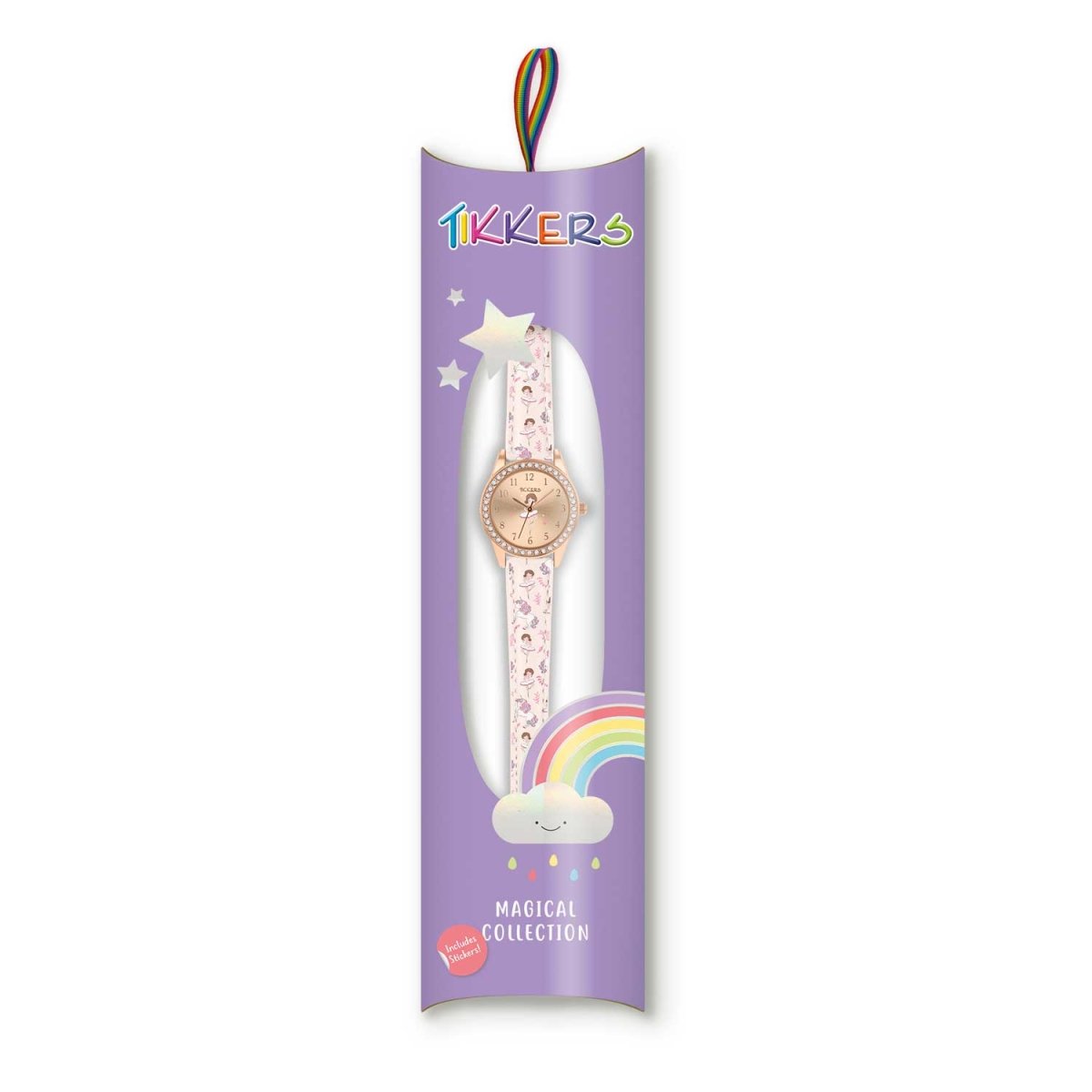 Tikkers TK0204 Kids Loveheart Collection White Leather Strap - Κοσμηματοπωλείο Goldy
