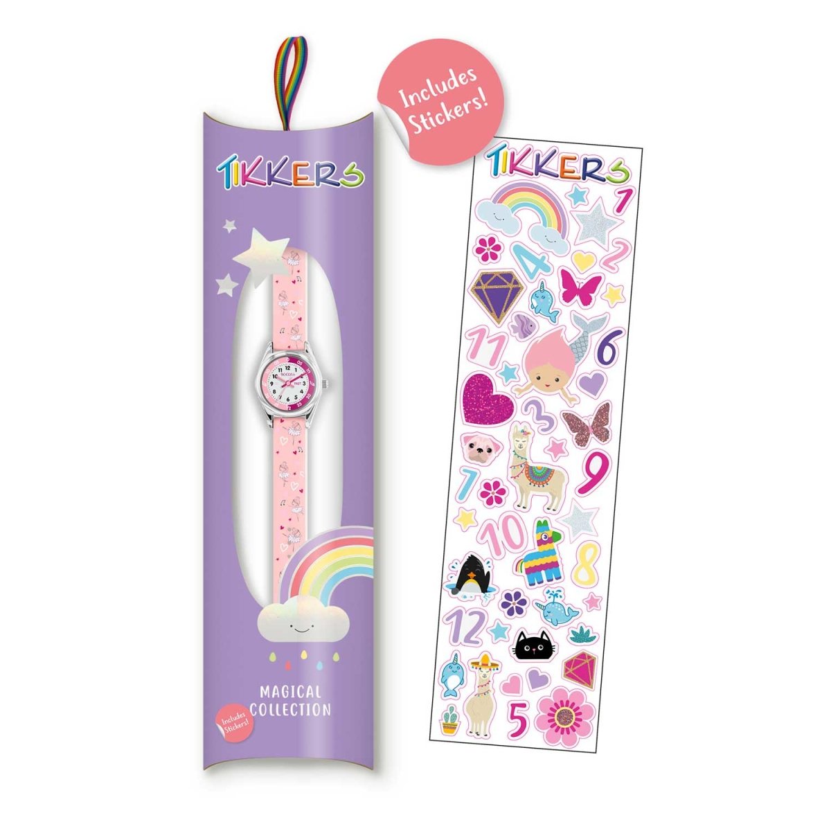 Tikkers TK0205 Kids Loveheart Collection Pink Silicon Strap - Κοσμηματοπωλείο Goldy