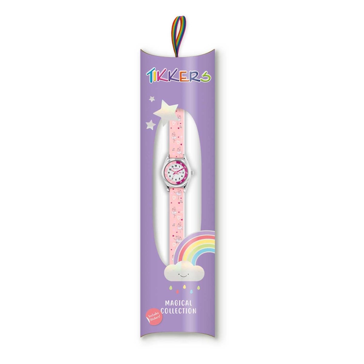 Tikkers TK0205 Kids Loveheart Collection Pink Silicon Strap - Κοσμηματοπωλείο Goldy