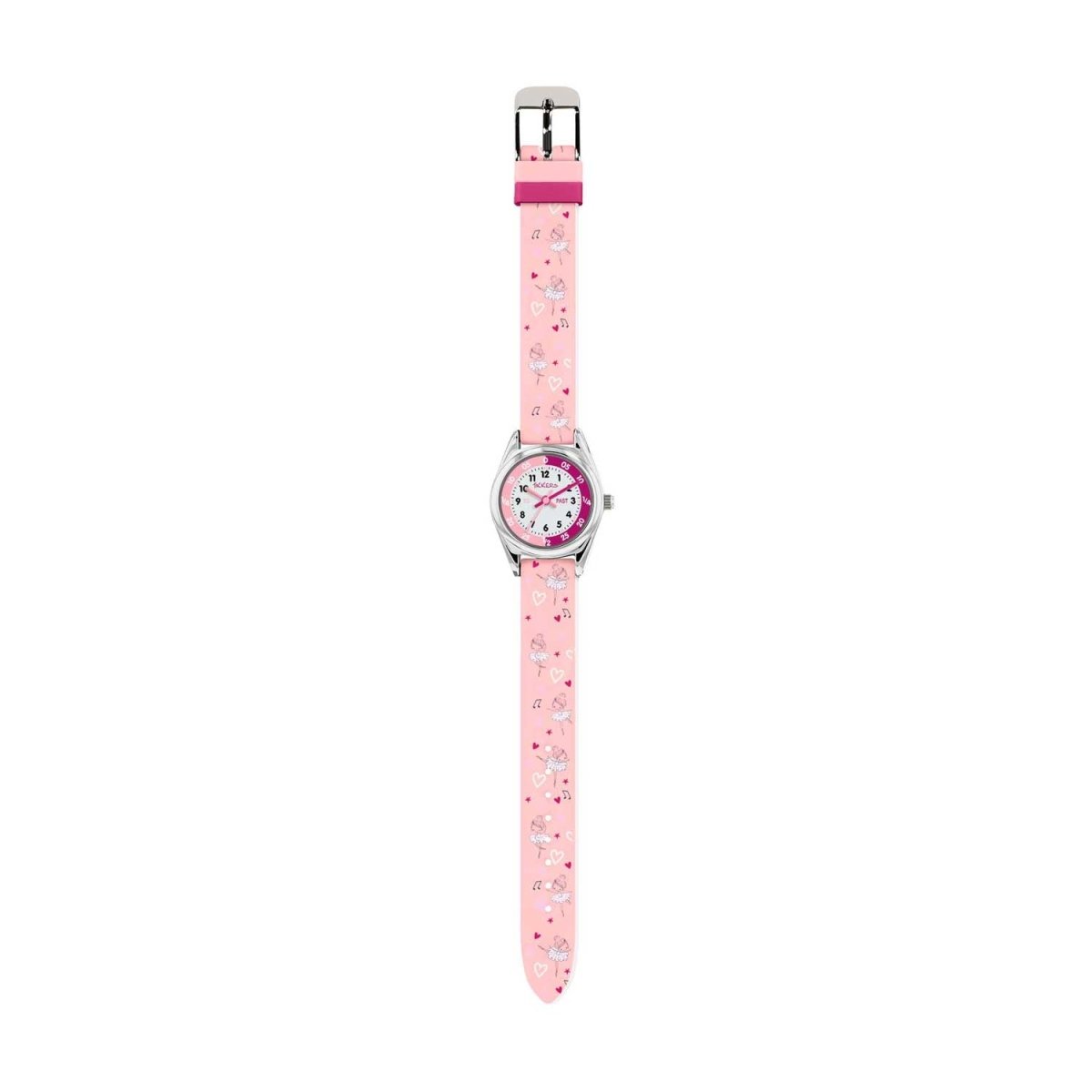 Tikkers TK0205 Kids Loveheart Collection Pink Silicon Strap - Κοσμηματοπωλείο Goldy