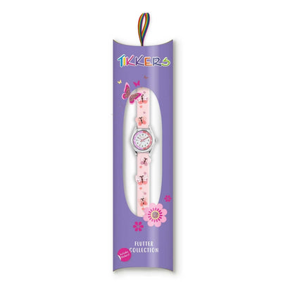 Tikkers TK0206 Kids Flutter Collection Pink Silicon Strap - Κοσμηματοπωλείο Goldy